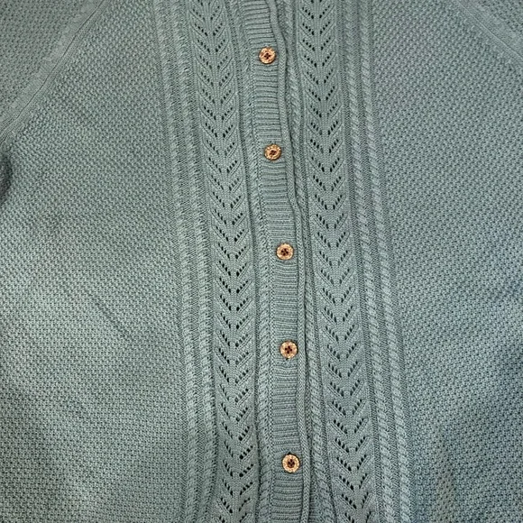 Coldwater Creek cardigan grandmacore button up oversized basic knit sweater - Picture 10 of 16